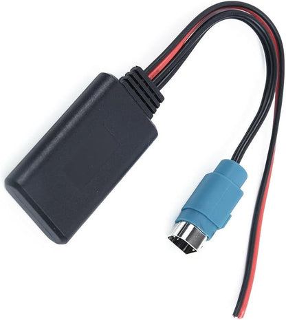 CHICHIYANG Bluetooth Audio Radio AUX Cable Adapter Stereo Cable for Alpine KCE-237B/CDE-101/INA-W900/CDA-105