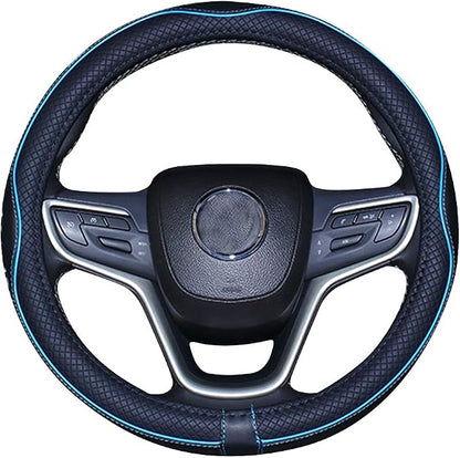 Mayco Bell 2019 New Microfiber Leather Car Extra Large Steering Wheel Cover for Big Trucks (20'',Light Blue)