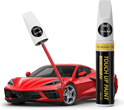 (Torch Red (GKZ) Car Touch Up Paint for GMC, Car Paint Scratch Repair Kit, Quick & Easy Solution, 2 in 1 Scratch Remover Pen with Color-Matched