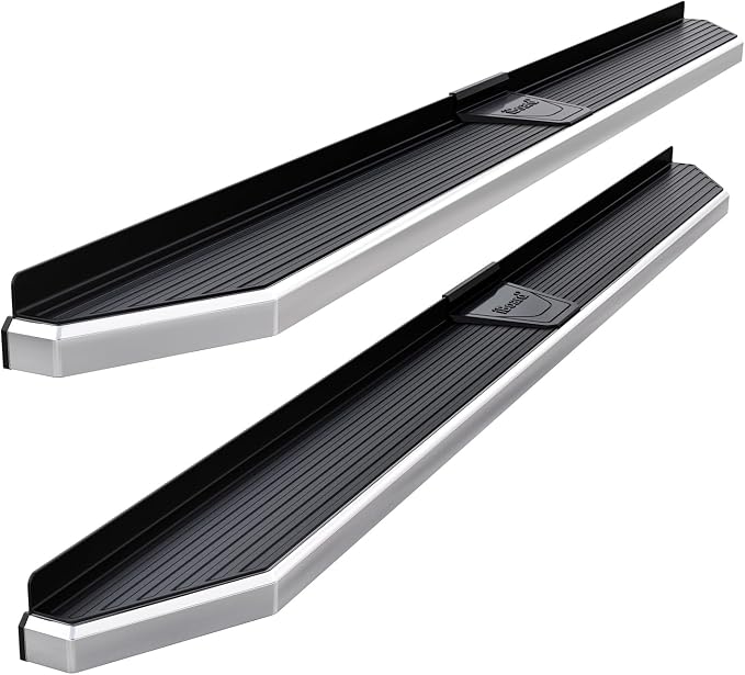 APS Polished Running Boards Compatible with Silverado Sierra 1500 2019-2026 Extended Cab & 2500 3500 2020-2026 (Exclude 19 1500 LD)(Silverado 1500 LTD Sierra 1500 LD 2022) 304 Stainless Steel