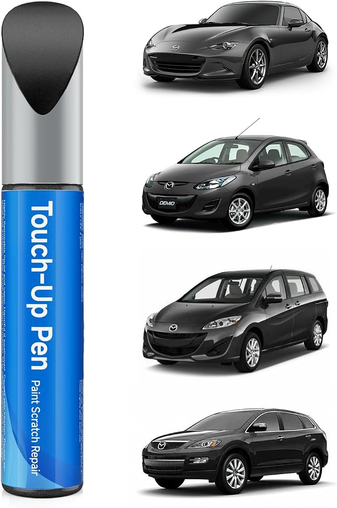 46G Machine Gray Metallic Touch Up Paint Compatible with Mazda Exact Match Touch Up Paint Car Scratch Repair