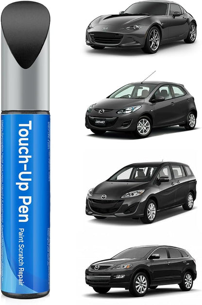46G Machine Gray Metallic Touch Up Paint Compatible with Mazda Exact Match Touch Up Paint Car Scratch Repair