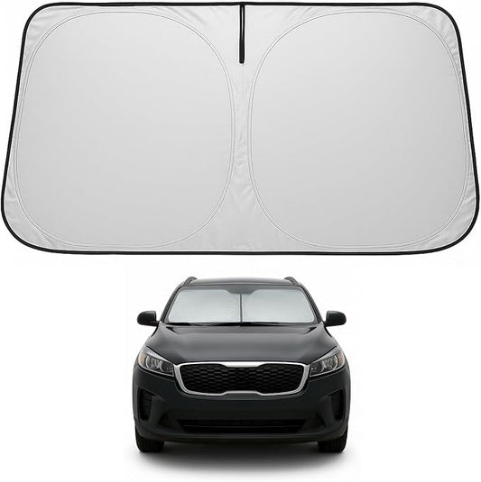Proadsy 2026 Upgrade Front Windshield Sun Shade Foldable Sunshade Protector Custom Fit 2015-2020 Kia Sorento Accessories