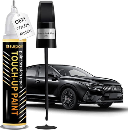 Crystal Black Silica D4S Touch up Paint for Subaru OEM Color Match Car Scratch Repair Kit for Nicks & Chips Scratches Quick & Easy Paint Fix 2-In-1 Car Scratch Remover Pen