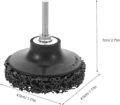 Sturdy Vehicle Tire Grinding Tool with Metal and Nylon Buffing Wheel for Automotive Maintenance and Refurbishment Projects, Wear-Resistant Abrasive Tire Buffer for Efficient Rust