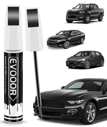UA/UD/M6373/M6877 Black Ebony Touch Up Paint for Ford – Exact Match 2 in 1 Paint Pen for Chips and Nicks Repair