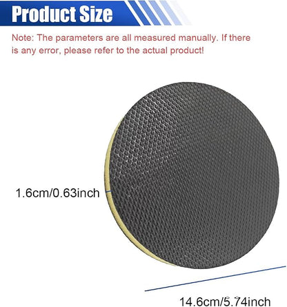 Fine Grade Car Clay Bar Pad, 5.82'' Wipe Foam Pads, DA Polisher Pad Cleaner, Rotary Polishers, Auto Detailing Replacement Tool Kit for Removing (2PCS)