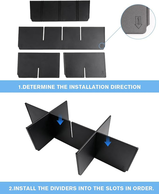 Center Console Lower Armrest Organizer Tray for 2022-2026 Silverado&Sierra 1500/2024-2026 Silverado&Sierra 2500HD/3500HD - Full Console w/Bucket Seats Only