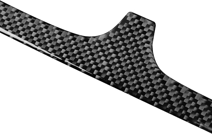 Real Premium Carbon Fiber Fit for Chevy Silverado/GMC Sierra 1500 2014-2018 for 2500/3500HD 2015-2019 Car Center Console Cup Holder Frame Trim Decals Sticker Auto Interior Accessories Cover Black