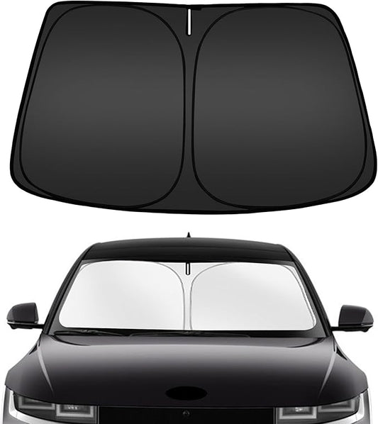 ARISMOTOR Windshield Sun Shade for h-yundai Ioniq 5 2022-2025 2026, Custom Fit Foldable Front Window Sunshade Sun Visor Protector, Block UV Rays Keep Your Car Cooler