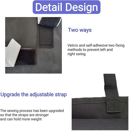 AOPHY Car Organizers and Storage, Backseat Hanging Organizer with 5 Pockets, Waterproof Collapsible Large Capacity Organization Bag, Interior Accessories Trunk Organizer for Car, SUV, Truck, MPV