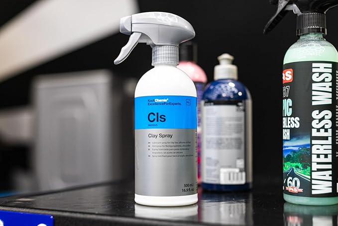 KOCHCHEMIE Koch-Chemie - Clay Spray - Lubricant Spray for Clay Bar or Clay Towel Decontamination; Silicone-Oil-Free; Specialized Formula Helps Preserve Longevity; Mild & Low-Residue (500 milliliters)