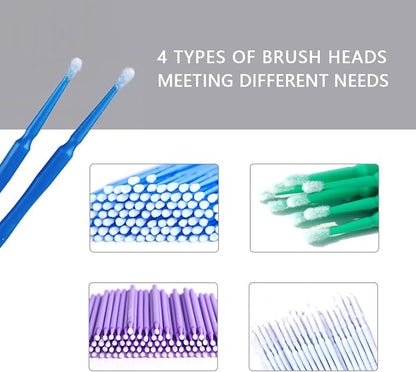 Touch Up Paint Brushes for Automotive Paint Chip Repair,400 Pcs Repair Paint Brushes for Car Paint Repair,Clearance Cleaning, Available in 2.5mm,2.0mm and 1.5mm (400, Multiple Colors)
