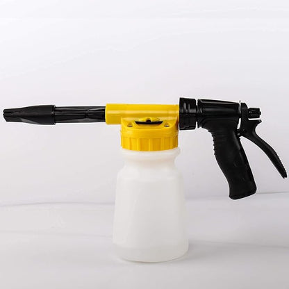 Foam Cannon for Garden Hose，Adjustment Ratio Dial Foam Gun,Car Wash Soap Spray Foamer Yellow