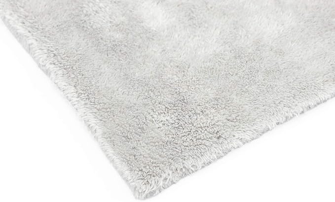 The Rag Company - Eagle Edgeless 500 (3-Pack) Professional Korean 70/30 Blend Super Plush Microfiber Detailing Towels, 500GSM, 16in x 24in, Ice Grey
