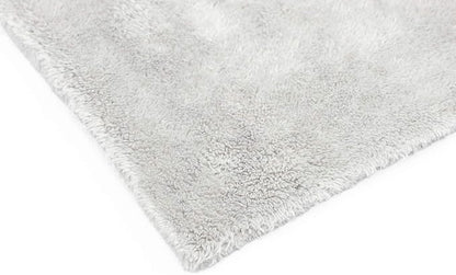 The Rag Company - Eagle Edgeless 500 (4-Pack) Professional Korean 70/30 Blend Super Plush Microfiber Detailing Towels, 500GSM, 16in x 16in, Ice Grey