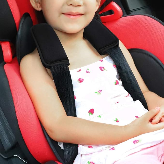 Accmor Car Seat Strap Pads for Baby Kids Toddler, Soft Car Seat Strap Covers Shoulder Pads for All Baby Car Seats, Stroller, Pushchair, High Chair