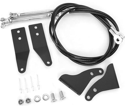Dioche Dioche Stainless Steel Kit for TJ 07-18 Protector to Scratches and Enhance Driving Visibility Car Accessory for for Vehicle Safety