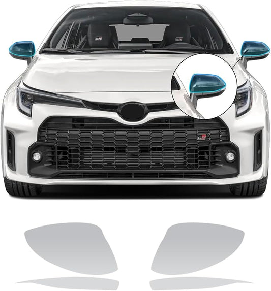 for Toyota Corolla GR 2023-2024 TPU Clear 9Mil Pre-Cut Paint Protection Film Car Vinyl Wrap,PPF Transparent Protective Anti-Scratch Self Adhesive Waterproof Car Wrap Film,for Rearview