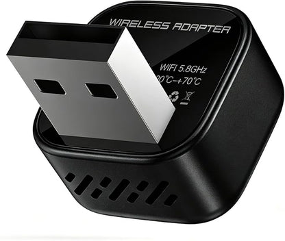 Wireless CarPlay Adapter, Low Latency Dongle for iPhone 15/14/13, Plug & Play, One-Click Switch,5s Auto Reconnect, Seamlessly Switches Between Two Phones Stable Connection, Compatible with 2018+ Cars