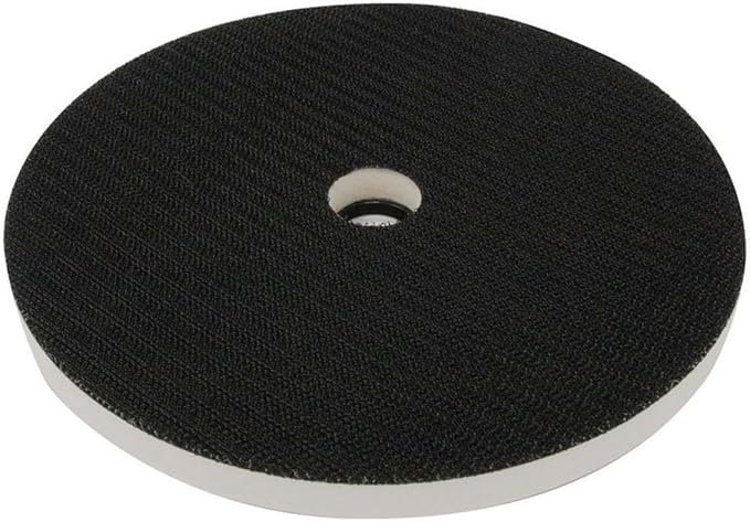 AES Industries 51720 6.5" Cushioned Hook and Loop Backing Pad (with Pad Centering Pipe Included)