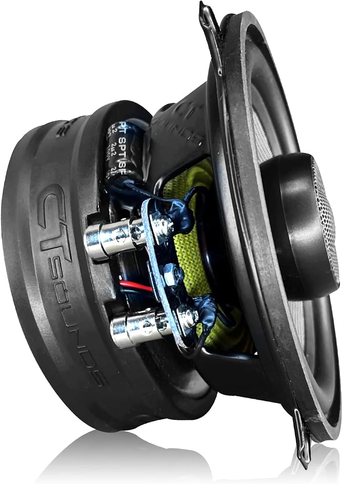 CT Sounds Meso 5.25” 280 Watt 2-Way Premium Coaxial Car Speakers, Pair