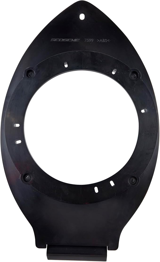Scosche SAGMSV656 6.5-6.75” Speaker Adapters Compatible with Select 2014-2021 GM Trucks and SUVs - Adapter Brackets for 6 1/2" to 6 3/4" Car Speakers - Sold in Pairs - Does Not Fit 6X9" Speakers