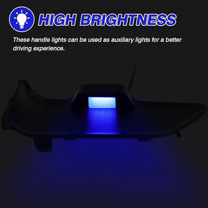 Powerty LED Light for Toyota Corolla 2020-2025 / Corolla Cross 2022-2025 Inner Door Handle Bowl Mood Lighting Decorative Interior Lamp 4PCS Blue (Not Fit 2022 Corolla XSE Apex)