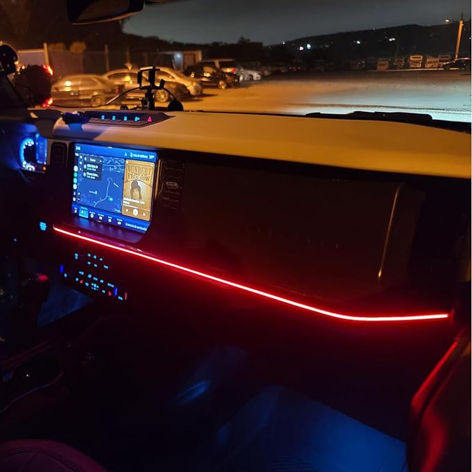 Led Ambient Lighting for Ford Bronco 2021-2026 Atmosphere Light LED Neon Strip Light