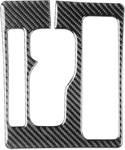 NVCNX Real Premium Carbon Fiber for Toyota 2nd Gen Tacoma Accessories 2005-2015 2006 2007 2008 2009 2010 2011 2012 2013 2014 Center Console Gear Indicator Panel Cover Interior Trim Sticker Decal 1PC