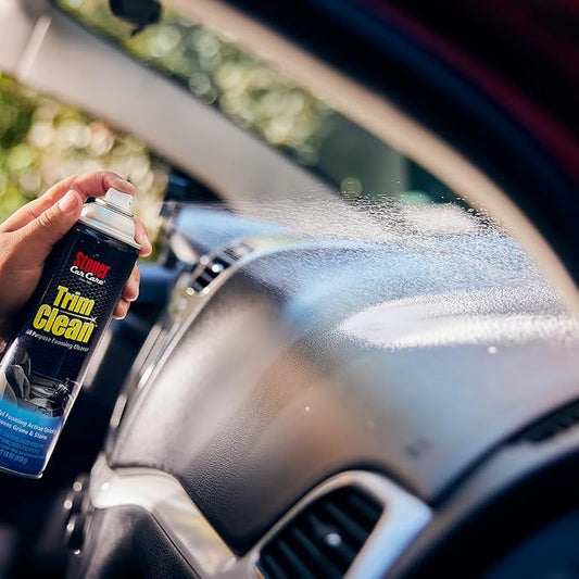 Stoner Car Care 91134-6PK Trim Clean – All-Purpose Foaming Automotive Interior Cleaner, Fast-Acting Formula Quickly Removes Grime, Dirt & Stains from Trim, Consoles & Plastics – 18 oz (Pack of 6)