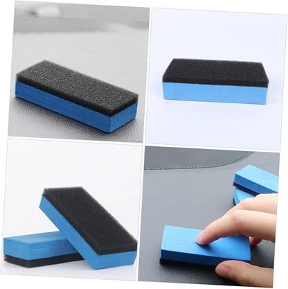 10pcs Dual-Sided Tire Shine Applicator Sponges for Car Detailing High-Density Polishing Pads for Waxing and Cleaning Safe for Glass Coatings