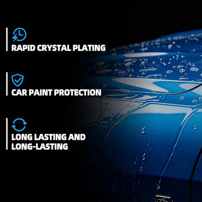 Car Coating Spray,Ceramic Coating for Cars,500ML Quick Effect Coating Agent,Car Scratch Wax Polish Spray Extreme Hydrophobic Water Beading,Deep Gloss Shine for Long-Lasting Polish Spray Wax