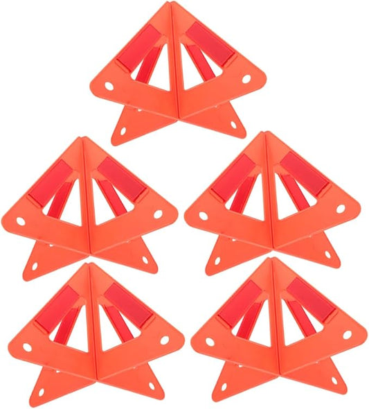 5pcs Emergency Roadside Warning Triangle Reflectors Car Safety Sign Highway Reflective