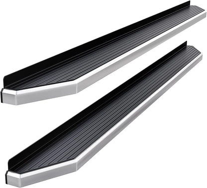 APS Polished Running Boards Style Compatible with Ford F250 F350 Super Duty 1999-2016 Regular Cab (Side Steps Side Bars) 6in Wide 304 Stainless Steel