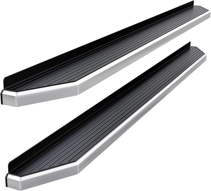 APS Polished Running Boards Style Compatible with Chevy Suburban 2021-2026 (Side Steps Side Bars) 6in Wide 304 Stainless Steel