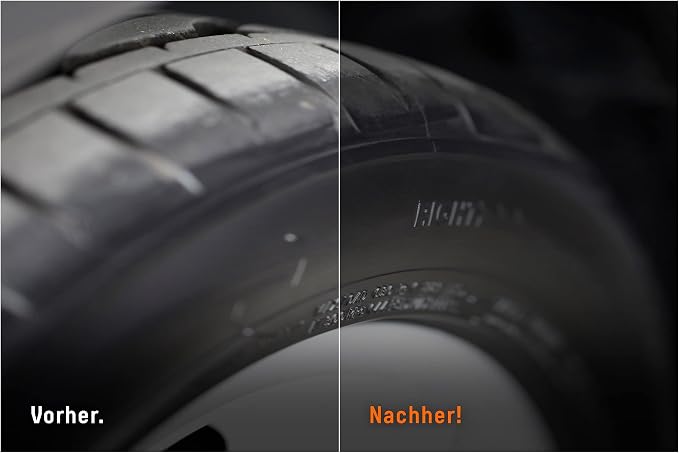 QUIXX 10192 Black Tire Color - Tire Color Restorer, Use on Old Weathered and Dull Tires to Quickly Look Clean, Black, and Better Than New. Great for Cars, Motorcycles, and Rvs