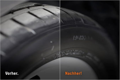 QUIXX 10192 Black Tire Color - Tire Color Restorer, Use on Old Weathered and Dull Tires to Quickly Look Clean, Black, and Better Than New. Great for Cars, Motorcycles, and Rvs