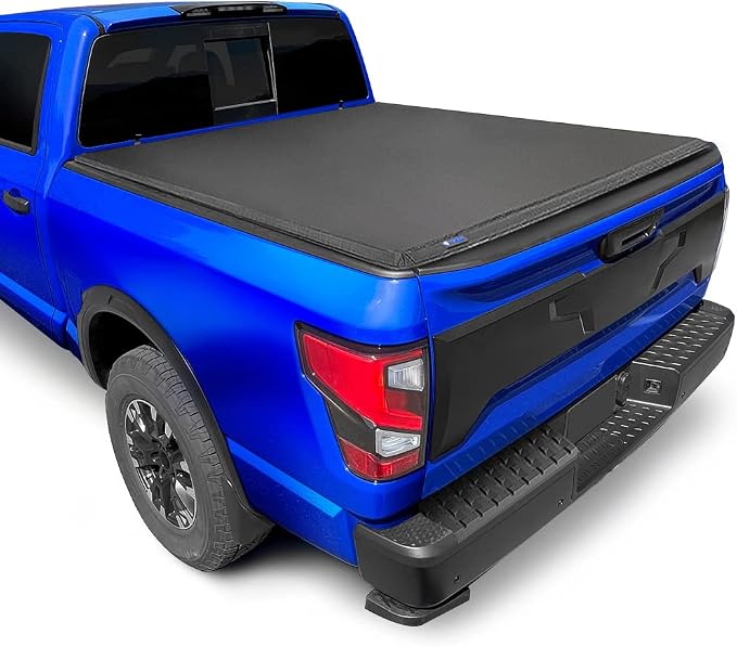 Tyger Auto T3 Soft Tri-fold Truck Bed Tonneau Cover Compatible with 2004-2015 Nissan Titan | 6.5' (79") Bed | TG-BC3N8972