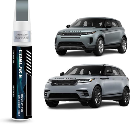 Car Touch Up Paint(Arroios Grey(2516/1FU/LTQ)) for Landrover, Car Paint Scratch Repair Kit, Quick & Easy Solution to Repair, 2 in 1 Scratch Remover Pen with 2PCS Disposable Micro Applicators