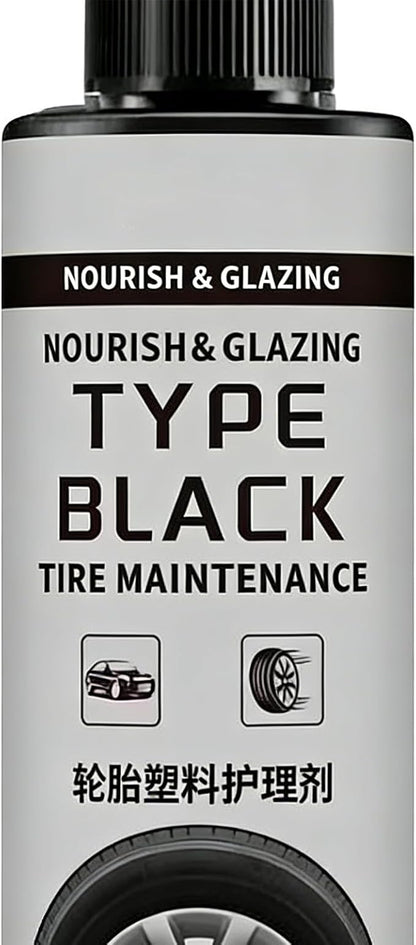 Genérico Car Tire Coating Agent – 120ml Anti-Stain – Tire Shine Restorer Spray | for Professional Drivers & Leading Drivers Garage Van Sedan