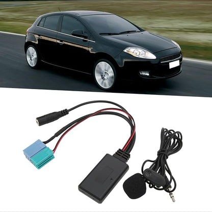 Acouto Bluetooth AUX in Adapter, for Bravo for Radio Since 2007 6+8 Pin Bluetooth AUX in Adapter Hands Microphone