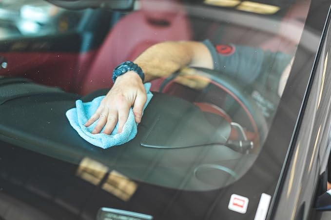 The Rag Company - Edgeless 300 - Microfiber Detailing Towels, Perfect for Removing Polishes, Sealants, and Glaze; Great for Interior Cleaning and Dirty Jobs; 300GSM, 16in x 16in, Ice Grey (10-Pack)