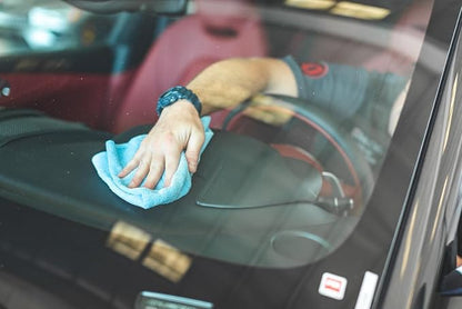 The Rag Company - Edgeless 300 - Microfiber Detailing Towels, Perfect for Removing Polishes, Sealants, and Glaze; Great for Interior Cleaning and Dirty Jobs; 300GSM, 16in x 16in, Ice Grey (10-Pack)