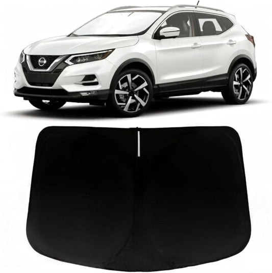 Windshield Sun Shade for Nissan Rogue Sport 2017-2024 (Not for Rogue), Car Front Window Sunshade with 240T Sun Visor Protector Blocks UV Rays Heat Sun Shield Accessories