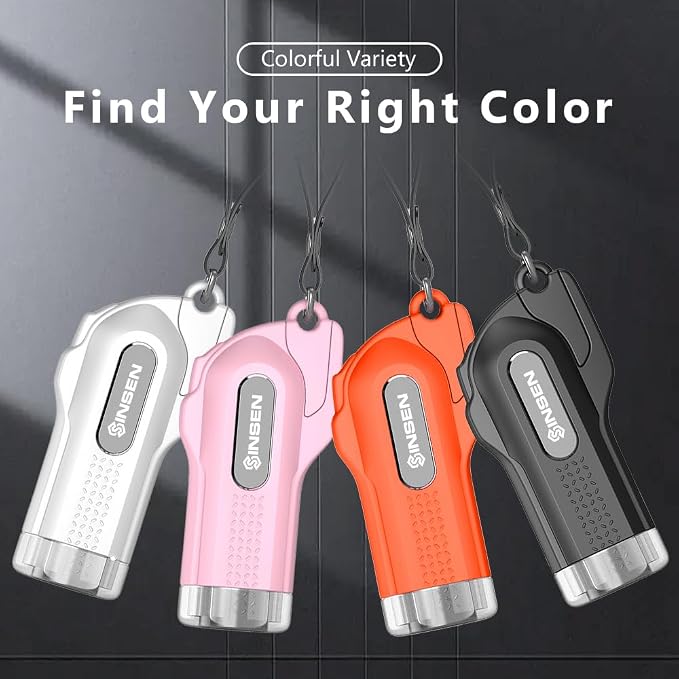 SINSEN Car Safety Hammer, 4 Pack Window Glass Breaker & Seatbelt Cutter, Emergency Keychain, Automotive Escape Kit and Survival Tool