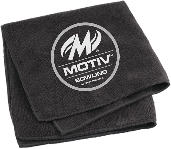 Bowlerstore Products Motiv Micro Fiber Towel - Black/White