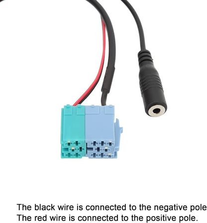 Acouto Bluetooth AUX in Adapter, for Bravo for Radio Since 2007 6+8 Pin Bluetooth AUX in Adapter Hands Microphone