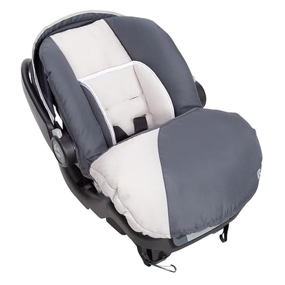Baby Trend Ally Newborn Baby Infant Car Seat Carrier Travel System with Harness and Extra Cozy Cover for Babies Up to 35 Pounds, Gray Magnolia