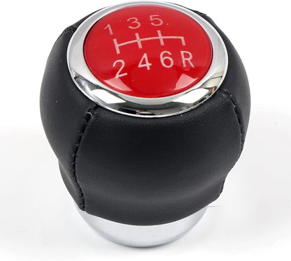 HIGH FLYING for Subaru WRX STI 2007-2021, BRZ/for Toyota 86 (ZN6/ZC6) 2012-2021 Car Accessories Inner Plastic & Leather Gear Shift Knob Replacement 1pc (6-Speed)